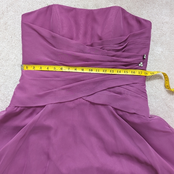 NWT Raspberry Mori Lee Short Formal Dress - Picture 8 of 12